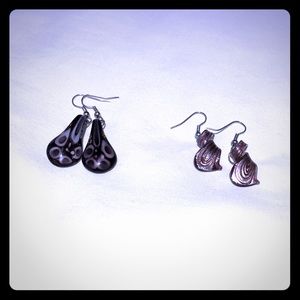 Hand Blown Glass earrings